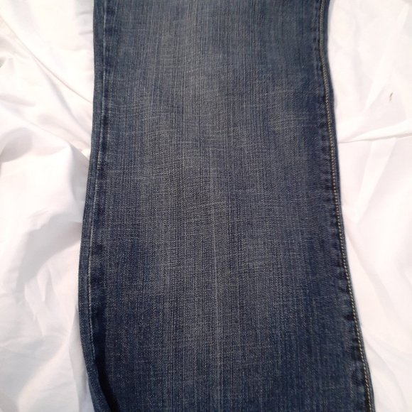 X2 Denim Laboratory Flare Leg Women's Jeans - Dark wash cool fade -  SZ 10 Reg - Picture 12 of 13